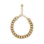 Gold chain bracelet